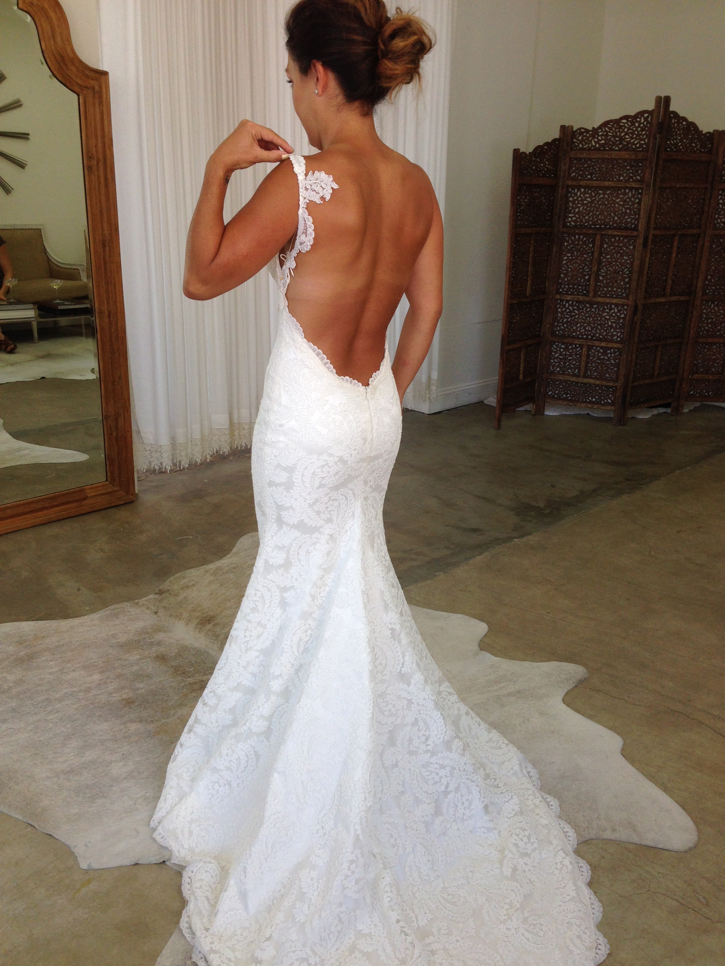 Lace Wedding Gownbackless Prom Dressfashion Bridal Dresssexy Party Dresscustom Made Evening 